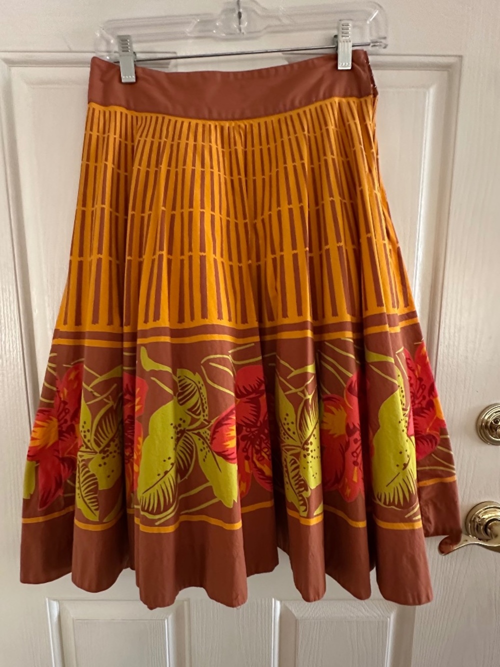 Anthropologie Odille brand flowery skirt